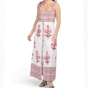 NWT Bindu Dorothea Floral Print Maxi Dress Size S